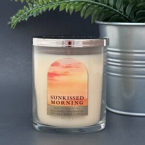 BBW Sunkissed Morning Bath & Body Works Single Wick Candle